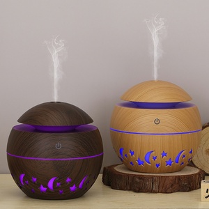 होम एयर फ्रेशनर राउंड सुगंध डिफ्यूज़र अल्ट्रासोनिक ह्यूमिडिफायर आवश्यक तेल धुंध निर्माता - Product Image 4