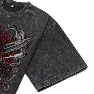 Camisetas de Algodón para Hombre con Diseño Vintage Personalizado de Alta Calidad, Estampado Novedoso, Lavado Ácido y Teñido, Venta al por Mayor, Proveedor Líder - Product Image 5