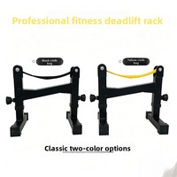 Support de musculation réglable en hauteur multi-positions pour soulevé de terre, en acier professionnel pour usage intérieur, équipement de fitness pour barres