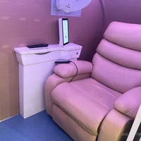 Cabines de sommeil modernes et futuristes, préfabriquées, acoustiques, insonorisées, cabine téléphonique de bureau, mini-maison pour hôtels, aéroports