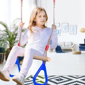 <span class=keywords><strong>Trapeze</strong></span> <span class=keywords><strong>en</strong></span> <span class=keywords><strong>bois</strong></span> pour enfants <span class=keywords><strong>avec</strong></span> <span class=keywords><strong>anneaux</strong></span> de gymnastique <span class=keywords><strong>en</strong></span> plastique, rotation à 360 degrés, design pliable pour aire de jeux intérieure/extérieure, balançoire 2 <span class=keywords><strong>en</strong></span> 1 - Product Image 5
