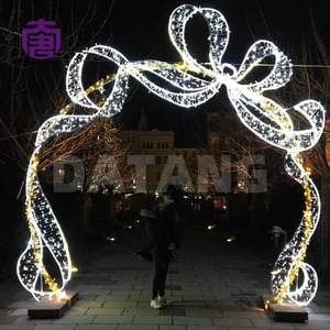 Arch Outdoor Silhouette <b>Light</b> - Connectable Festoon <b>Light</b> with Curtain & Net for Event Display - Product Image 6