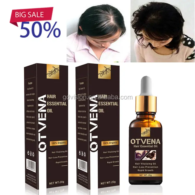 Private label OTVENA organic hair anti split ends beard argan women hair growth oil