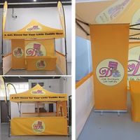 Tente pliante en aluminium 10x10 pieds, toile Oxford 600D imperméable et résistante aux UV, pour salon professionnel, extérieur, gazebo, logo personnalisé