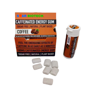 Chicle ChewyTexture sin azúcar de <span class=keywords><strong>café</strong></span> y <span class=keywords><strong>menta</strong></span> con extractos de guarna Chicle antihipnótico - Product Image 4