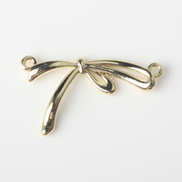 Nouveau arc Double Suspension connecteur pendentif bricolage plaqué or Bracelet collier bijoux accessoires