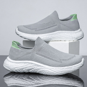 Zapatillas Deportivas de Malla Elástica para Hombre, con Suela de Poliuretano, Estilo Calcetín, Transpirables, Ligeras y Fáciles de Poner, para Verano - Product Image 2