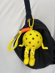 Volon GF01 新登場 ポータブル ピックルボール バッグチャーム 3Dチャーム 編み込みロープ ランヤード デコレーション トーナメント記念品 - Product Image 5
