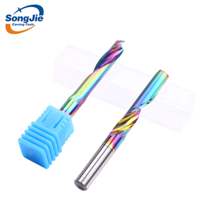 Fresas <span class=keywords><strong>de</strong></span> un solo filo con revestimiento <span class=keywords><strong>de</strong></span> color superventas para fresas <span class=keywords><strong>de</strong></span> paneles compuestos <span class=keywords><strong>de</strong></span> aluminio - Product Image 5
