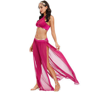 Costume de danse du ventre Sexy Style indien <span class=keywords><strong>Sari</strong></span> <span class=keywords><strong>Bollywood</strong></span> - Product Image 4