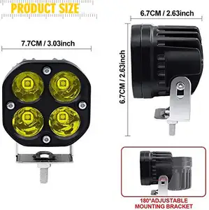 Lampu Sorot Led Auto 3 Inci 40W, Lampu Sorot Led untuk Suv Traktor Sepeda Motor