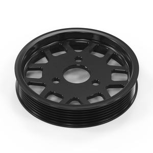 BEVINSEE 1x aluminio E36 E46 <span class=keywords><strong>E39</strong></span> E53 X5 Z3 motores de coche polea de bomba de dirección asistida para <span class=keywords><strong>BMW</strong></span> 325i 330i <span class=keywords><strong>520i</strong></span> 525i 528i #32421740858 - Product Image 3