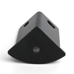 Support d'angle en L en métal noir, connecteur à angle droit, quincaillerie de meuble, support de placard, support de montage épaissi - Product Image 3