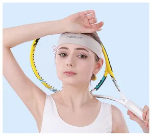 Customize Logo Knitted Sports Headband Thick Headwraps Football Sweat Headbands For Women