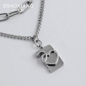 สร้อยคอคิวบันลิงค์เชนสำหรับผู้ชายและผู้หญิง เครื่องประดับสแตนเลส สร้อยสแตนเลสสำหรับทำเครื่องประดับ - Product Image 4