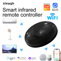 Aire Acondicionado Inteligente SIXWGH con Control por Voz WiFi, Compatible con Alexa, Google Home y TuyaApp, Universal IR Tipo-C, para Hotel, RV, Flip