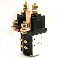 Contacteur CC robuste QCC25C-400A/11L SPDT avec plaque de contact longue, relais solénoïde pour chariot élévateur électrique, voiturette de golf, véhicule industriel, véhicule électrique