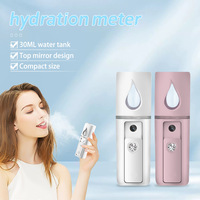 Humidificador Portátil Nano Spray con Carga USB, Vaporizador Facial Pequeño, Enfriador Facial Eléctrico Iónico para Uso en Exteriores