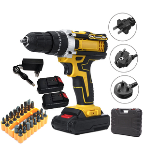 Perceuse sans fil certifiée CE 20V Max, ensemble de tournevis électrique 25 Nm avec 2 batteries, kit d'outils électriques pour les marchés américain et européen (vente en gros) - Product Image 1