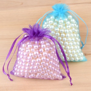 Pochette en <span class=keywords><strong>Organza</strong></span> 9x12cm, 24 Couleurs, avec Cordon de Serrage, Personnalisable avec Logo, pour Bijoux, Emballage Cadeau ou Maille - Product Image 5