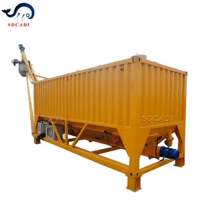 SDCAD kundenspezifischer 4mm Q235B Frack-Sand mobiler Container Zement-Silo für Beton-Batterieanlage