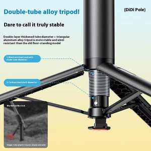 Trépieds de téléphone portable 3-en-1 <span class=keywords><strong>avec</strong></span> <span class=keywords><strong>télécommande</strong></span> et supports rotatifs pliables – Fournitures d'usine - Product Image 4