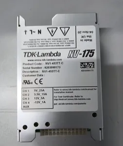 เครื่องจ่ายไฟสำหรับเครื่องจักรนำเข้าจากญี่ปุ่นแท้ <span class=keywords><strong>TDK</strong></span>-<span class=keywords><strong>lambda</strong></span> รุ่น NV1-453TT-C <span class=keywords><strong>NV</strong></span>-<span class=keywords><strong>175</strong></span> - Product Image 1