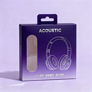 3C kotak kemasan Digital untuk headphone kabel Data Window-Cut kotak kaku yang dapat disesuaikan pesanan jumlah besar <span class=keywords><strong>3</strong></span> Hari Putih Universal - Product Image 4