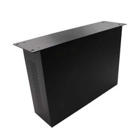 Boîtier de serveur industriel en tôle, châssis métallique pour ordinateur, armoire réseau 3U 19 pouces à montage en rack, boîtier métallique