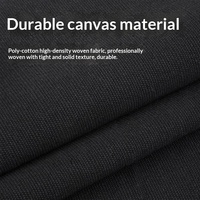 Bâche en toile épaisse, résistante à l'usure, pare-soleil, anti-froid, noire, à motifs abstraits et géométriques, pour football/soccer