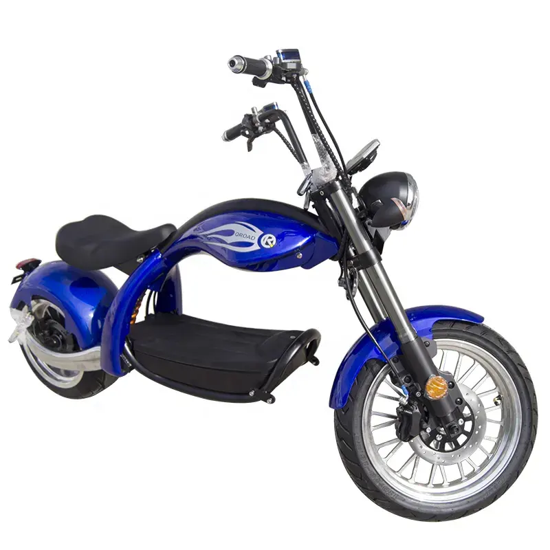 Entrepôt UE/USA vente à chaud pas cher prix CEE COC classique 2 roues scooter électrique Citycoco 3000w moto 3000w citycoco