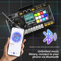 Mezclador de DJ Educativo Multifuncional y Teclado Electrónico con Luz y Música, Plástico ABS, Juguete Musical para Niños de 8+ Años