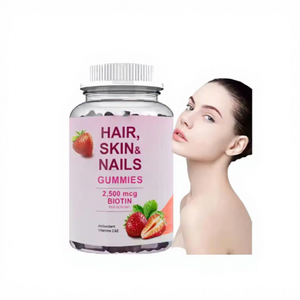 Gomitas VitaSpring para Cabello, Piel y Uñas, Suplemento Blanqueador de Piel, Gomitas de Biotina y Colágeno, Vitaminas para Cabello, Piel y Uñas - Product Image 1