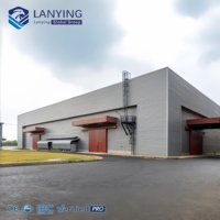 Edificio Industrial de Estructura de Acero Personalizable, Taller Espacioso de Diseño Abierto para Industria Ligera y Centro de Distribución