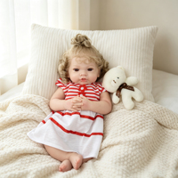 16 Zoll Mikro-Vorfrühchen Reborn Babypuppen Lebensechte Vollsilikon Umweltfreundliche Kuschelige Neugeborene Mädchen Weiche Spielzeugpuppe
