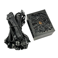 Mini ITX SFX 850W Modular Power Supply 100-240V DC-DC Step-Down Efisiensi Tinggi Active PFC Untuk Gaming Server 20+4Pin PC Stok Tersedia