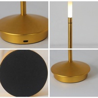 Lampe de nuit extérieure IP65 pour le camping, décoration LED, lampe de table rechargeable sans fil tactile pour bar de restaurant
