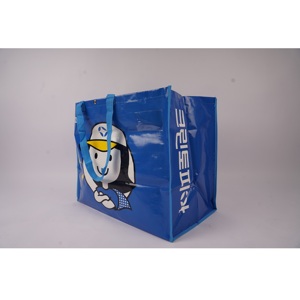 Bolsa de mercado tejida PP para regalos al aire libre OEM/ODM Bolsa de compras portátil de alta calidad personalizada con patrón de dibujos animados Muestra gratis - Product Image 3
