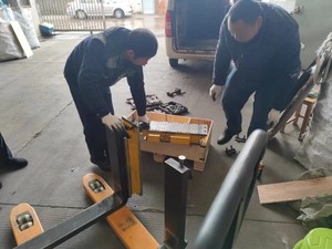 3 ~ 3.5t קיבולת מלגזה מאזניים במשקל מערכת כדור נושאת למחסנים ומלונאות מתכת - Product Image 3