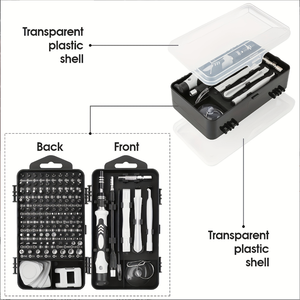 Customized WKC Multifunctional Hand <b>Screwdriver</b> Tool <b>Set</b> Hard Case for Mobile Phone Computer Repair Chrome Vanadium Steel 6-32mm - Product Image 4