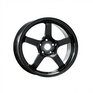 Rines de Aleación de Aluminio de Cinco Radios 16X7.0, Color Negro Mate, Ajuste Universal, 3 Años de Garantía, Gran Venta, en Stock - Product Image 1