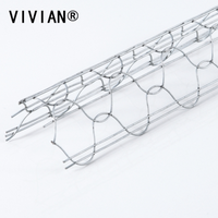 Protection d'angle en treillis métallique de précision en acier inoxydable pour le plâtrage des murs intérieurs et le renforcement des systèmes de plafonds suspendus