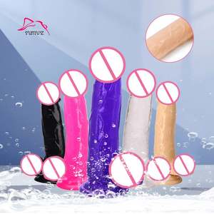 New York Gratisprobe Sex <span class=keywords><strong>Penis</strong></span> Silikon Dildos für Frauen Riesiger Realistischer Dildo Sexspielzeug Gummi Künstlicher <span class=keywords><strong>Penis</strong></span> Dildos für Frauen - Product Image 2