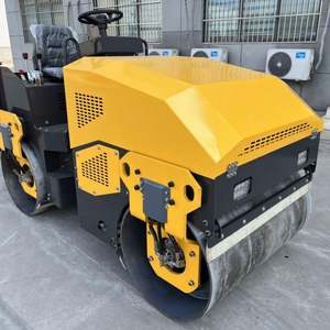 Mini rouleau de route diesel simple à double tambour compacteur 1 tonne-3 tonne compacteur à rouleaux vibrants moteur pompe à noyau - Product Image 3