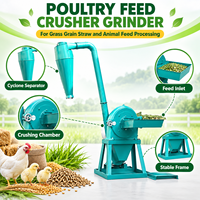 Machine de traitement des aliments pour volailles, broyeur de céréales et de paille pour le fourrage, le maïs et l'alimentation animale
