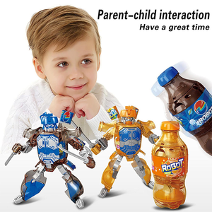 Nouveaux jouets éducatifs STEM, jouets <span class=keywords><strong>robots</strong></span> déformables en forme de bouteilles de boisson, jouets <span class=keywords><strong>robots</strong></span> déformables en forme de canettes de soda, jouets créatifs pour enfants, cadeau - Product Image 3