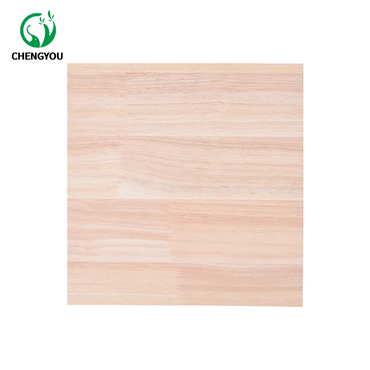 Competitive Price Hevea Finger Joint Laminating Board Rubber Wood Furniture