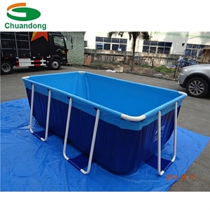 <span class=keywords><strong>Piscine</strong></span> hors sol en PVC haute résistance avec structure métallique, grande <span class=keywords><strong>piscine</strong></span> rectangulaire familiale pour l'extérieur - Product Image 5