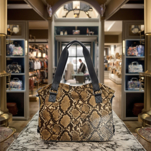 A-1128 Eco-friendly Brilhante <span class=keywords><strong>PU</strong></span> Couro Sintético Luxo Snakeskin Padrão Falso Couro <span class=keywords><strong>Material</strong></span> para Saco Elástico Artesanato Decorativo - Product Image 6