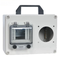 Boîtier de distribution électrique portable robuste en ABS, étanche, pour travaux extérieurs